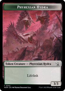 Phyrexian Hydra token (#12) (foil) (3/3)