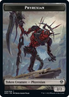 Phyrexian token (2/2)