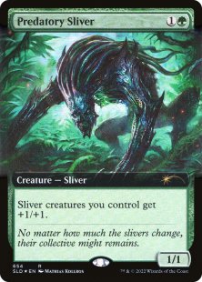 Predatory Sliver (foil) (extended art)