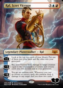 Ral, Izzet Viceroy (foil) (borderless)