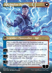 Ral, Monsoon Mage (#471) (textured foil) (borderless