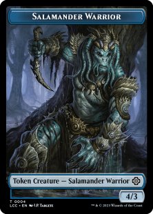 Salamander Warrior token (4/3)