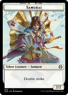 Samurai token (foil) (2/2)