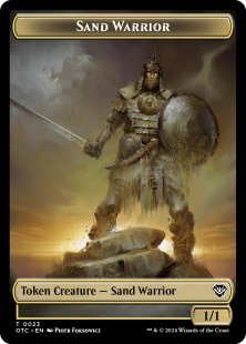 Sand Warrior token (1/1)