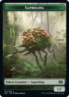 Saproling token (foil) (1/1)