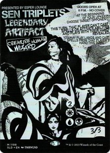 Sen Triplets (#1198) (Legendary Flyers (Not That Kind)) (foil) (borderless)