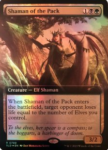 Shaman of the Pack (#789) (foil) (extended art)