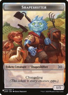 Shapeshifter token (Double Masters) (1/1)