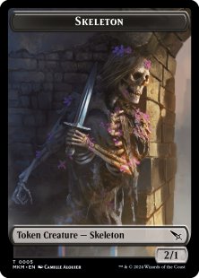 Skeleton token (foil) (2/1)