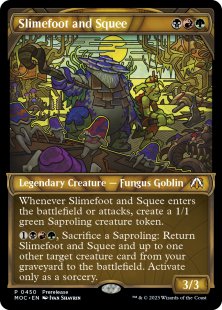 Slimefoot and Squee (#0450) (foil) (showcase)