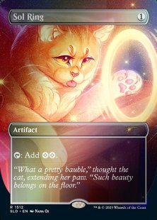 Sol Ring (#1512) (Raining Cats and Dogs) (foil) (borderless)