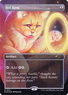 Sol Ring (#1512) (Raining Cats and Dogs) (foil) (borderless)