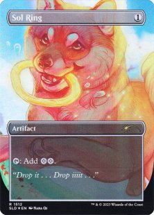 Sol Ring (#1512) (Raining Cats and Dogs) (foil) (borderless)