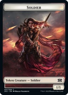 Soldier token (foil) (1/1)