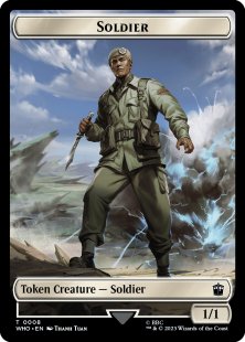 Soldier token (foil) (1/1)