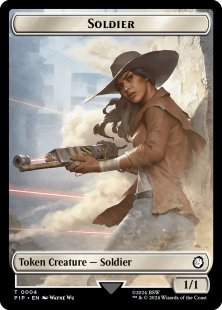 Soldier token (#4) (foil) (1/1)