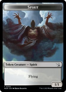 Spirit token (#14) (foil) (1/1)