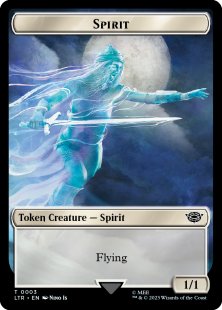 Spirit token (surge foil) (1/1)