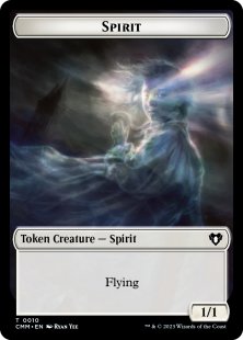 Spirit token (#10) (foil) (1/1)