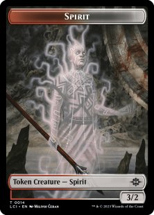 Spirit token (foil) (3/2) - The Lost Caverns of Ixalan | Bazaar of