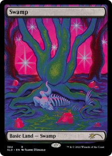 Swamp (#384) (The Astrology Lands: Capricorn) (full art)
