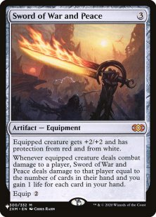 Sword of War and Peace (foil) - Double Masters | Bazaar of Magic