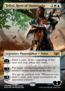 Teferi, Hero of Dominaria (foil) (borderless)