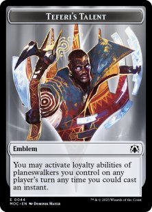 Teferi's Talent emblem (foil)