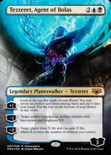 Tezzeret, Agent of Bolas (foil) (borderless)