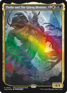 Thalia and The Gitrog Monster (foil) (textless)