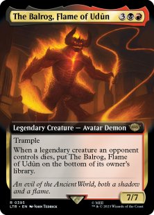 The Balrog, Flame of Udûn (#395) (extended art)