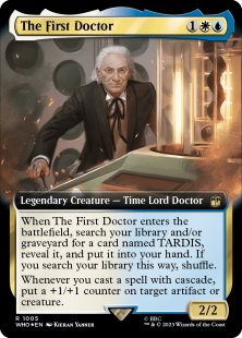 The First Doctor (surge foil) (extended art)