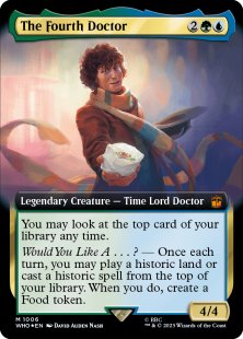 The Fourth Doctor (surge foil) (extended art)