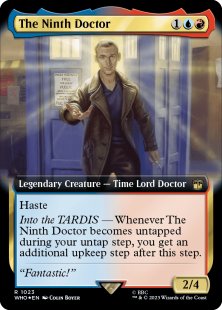 The Ninth Doctor (surge foil) (extended art)