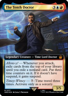 The Tenth Doctor (surge foil) (extended art)
