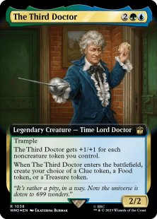 The Third Doctor (surge foil) (extended art)