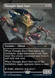 Thought-Knot Seer (#1151) (Artist Series: Aleksi Briclot) (foil) (borderless)