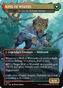 Tovolar, Dire Overlord (#1612) (borderless) - Secret Lair Drop Series | Bazaar of Magic Tovolar, Dire Overlord (#1612) (borderless) - Secret Lair Drop Series | Bazaar of Magic