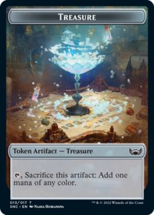 Treasure token (1) (foil)