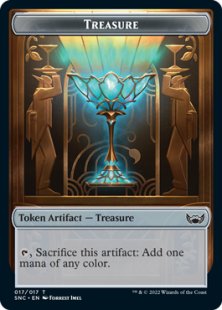 Treasure token (#17) (foil)