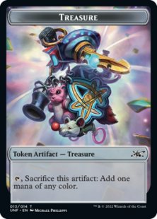 Treasure token (2) (foil)