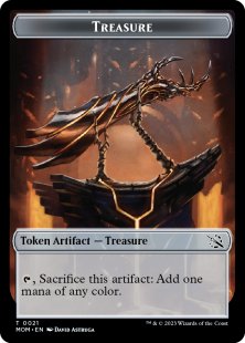 Treasure token (#21) (foil)