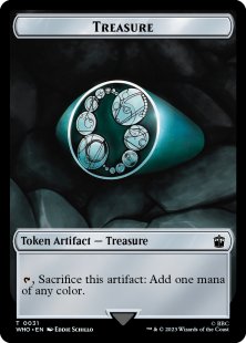 Treasure token (#31) (foil)