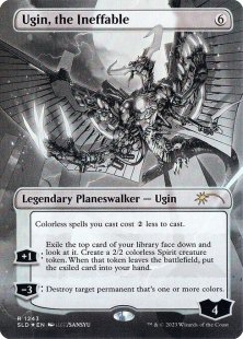 Ugin, the Ineffable (#1243) (More Borderless Planeswalkers) (foil) (borderless)