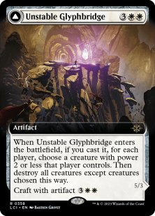 Unstable Glyphbridge (foil) (extended art)