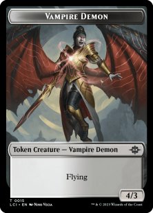 Vampire Demon token (foil) (4/3)