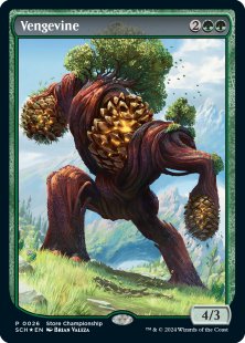 Vengevine (2) (store championship) (foil) (full art)