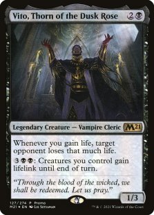 Vito, Thorn of the Dusk Rose (3) (promo) (foil)