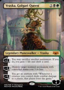 Vraska, Golgari Queen (foil) (borderless)