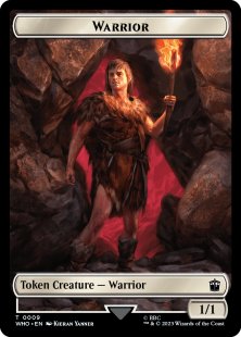 Warrior token (1/1)